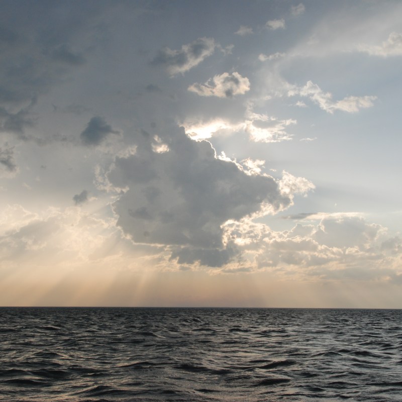 Sunset over Lake Michigan in Door County, Wisconsin