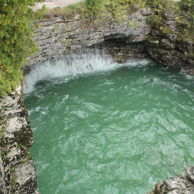 Cave Point in Door County, Wisconsin