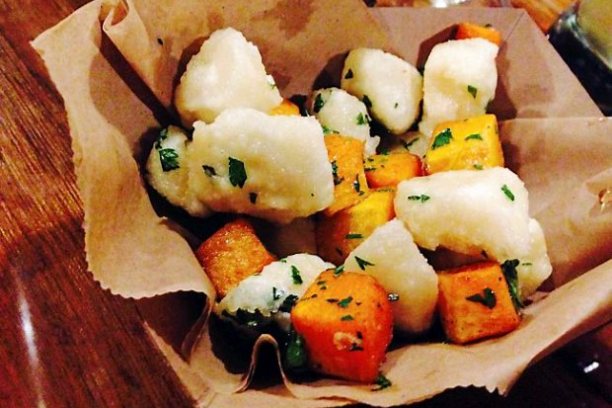 sushi on a wooden table