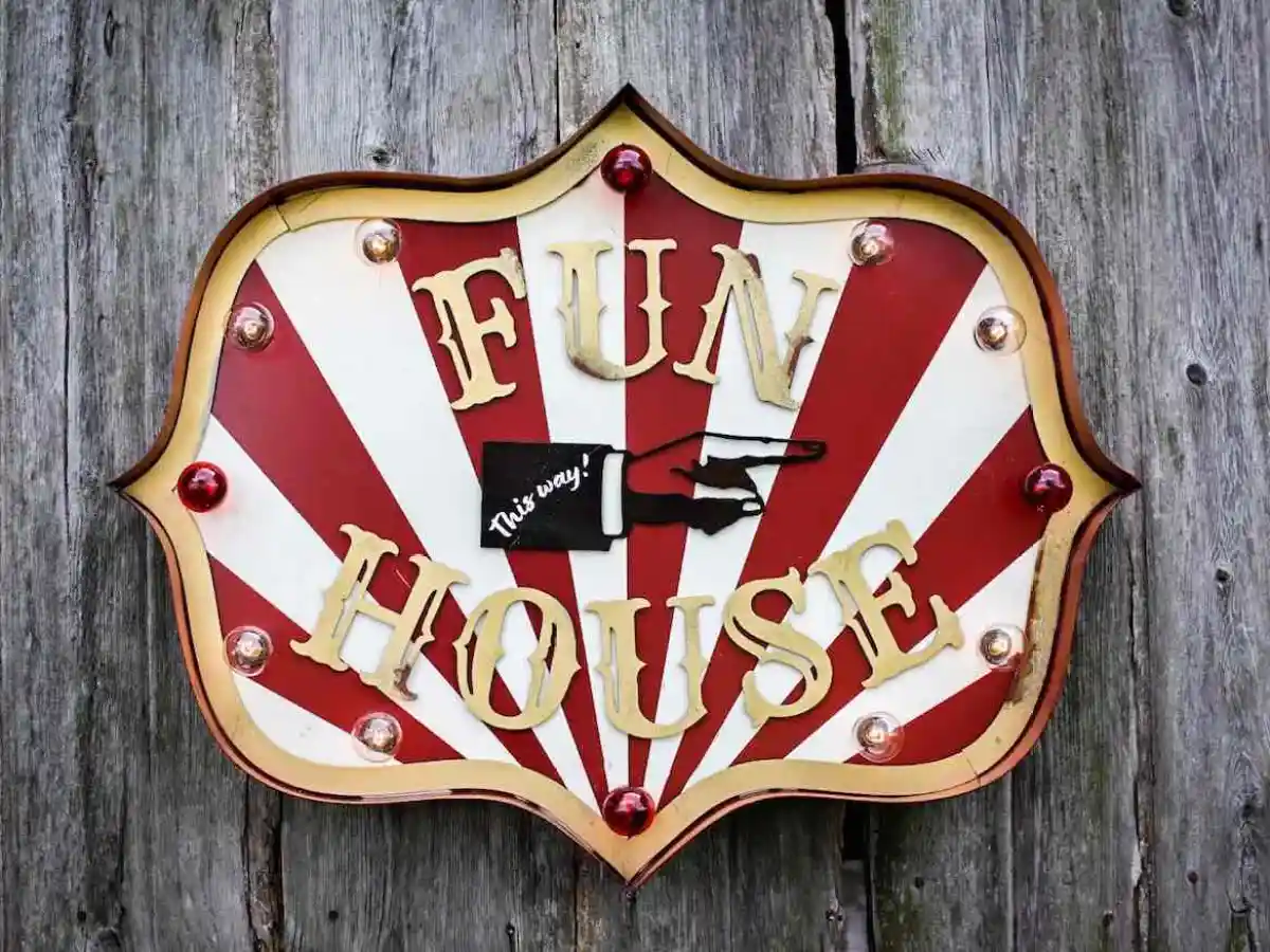 a close up of a sign